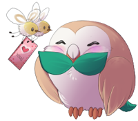 Rowlett and Cutiefly on Valetine's Day